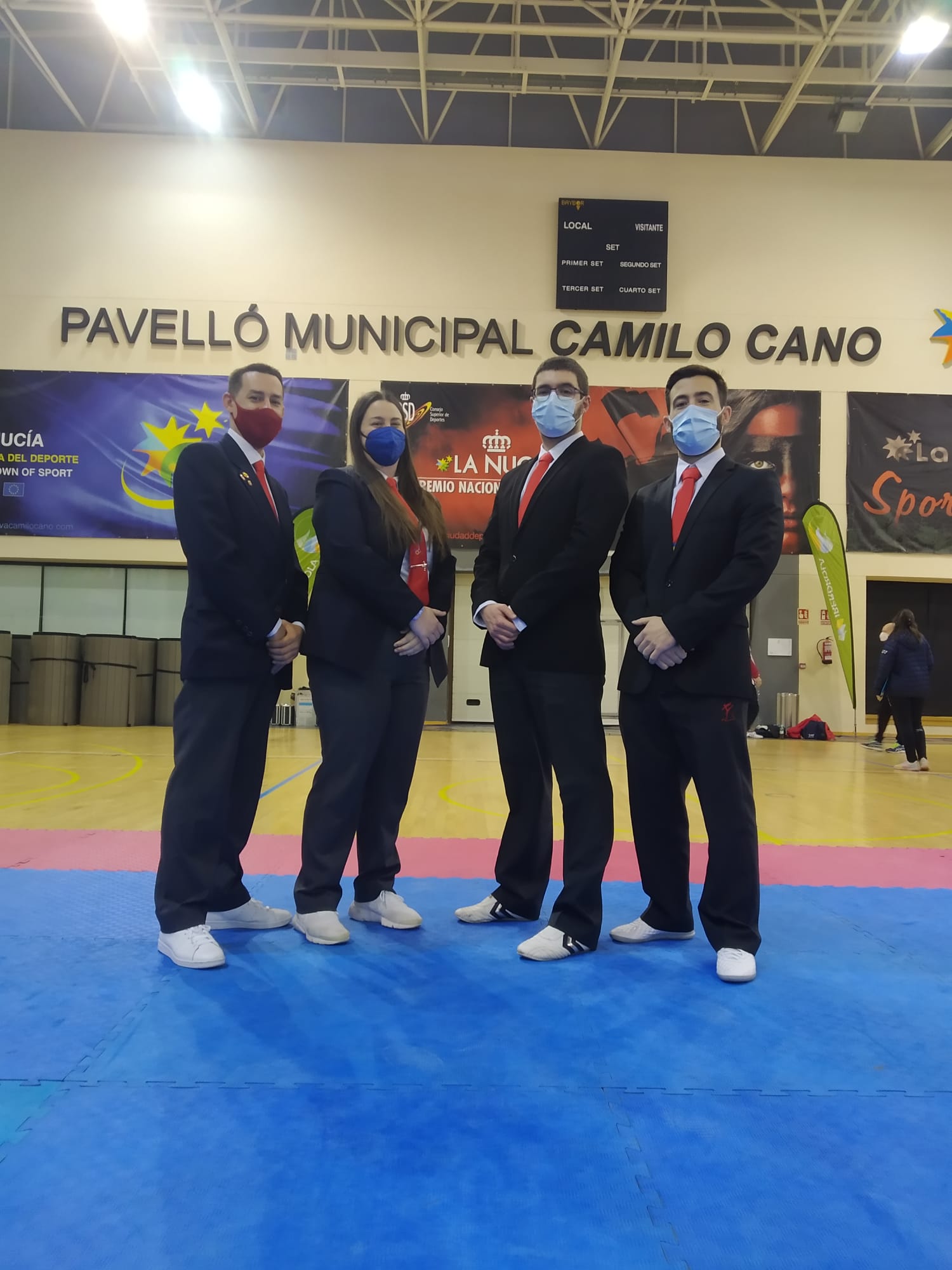 EQUIPO ARBITRAL NAVARRO A TOPE EN LA NUCIA